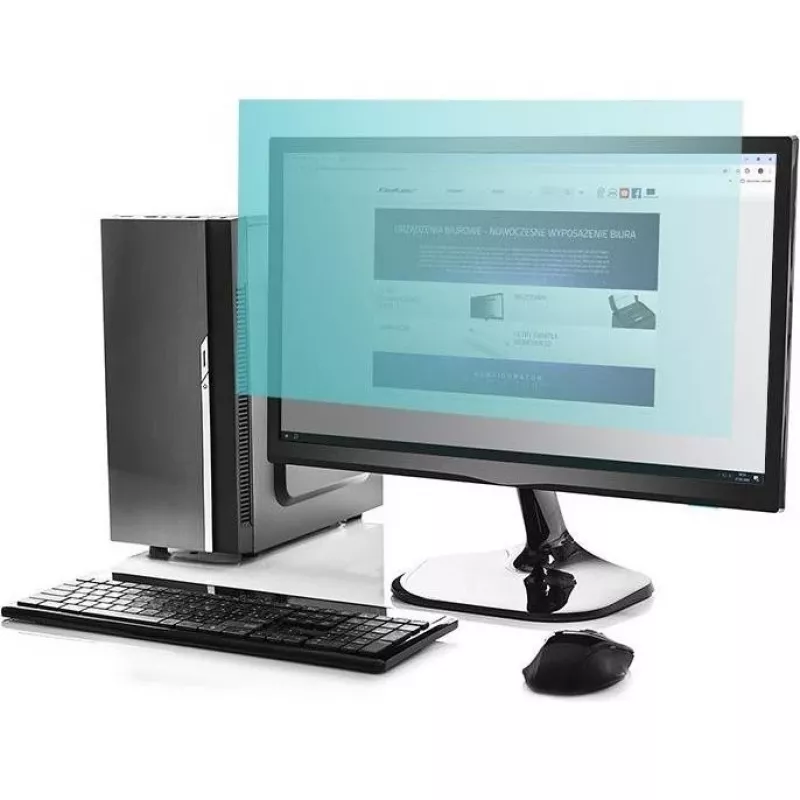Monitorio ekrano apsauginė plėvelė QOLTEC 51075 23,8 colio, nuo mėlynos šviesos, matinė, neblizganti