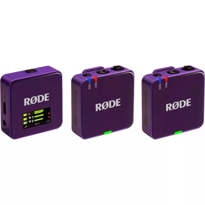 RØDE Wireless GO III Violetinė – belaidė mikrofono sistema (violetinė)