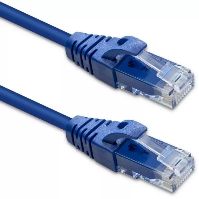 Patchcord laidas QOLTEC 54534 2xRJ45 UTP CAT6 5m Juodas