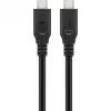 Goobay USB-C laidas, USB4, 240 W, 40 Gbit/s, Power Delivery, 0,5 m