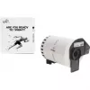 Brother TBEB-DK22243 juodas ant balto lipdukų rulonas 102x30,48 mm (10,20 cm)