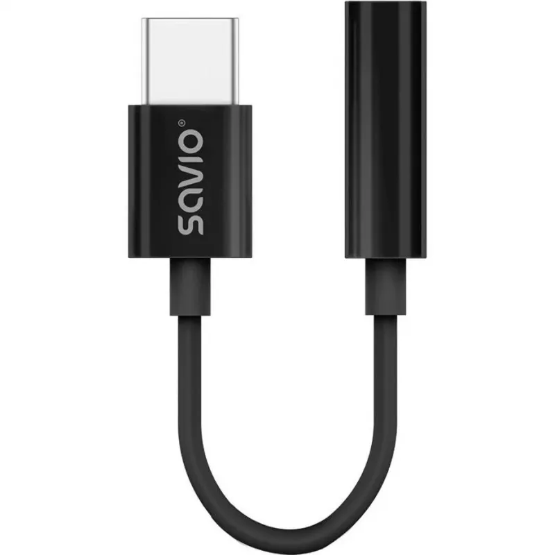 Adapteris audio USB-C į Jack 3,5 mm SAVIO AK-74
