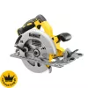 Diskinis pjūklas DeWALT DCS572NT — 18 V Li‑Jon, bešepetėlis, 184 mm diskas, 58 mm gylis (90°), 57° nuožulna