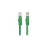Patchcord Cat.5e UTP 1 m žalias 10 vnt. pakuotė LANBERG PCU5-20CC-01