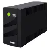 EVER DUO 350 AVR T/DAVRTO-000K35/00 line-interactive bokštinis nepertraukiamo maitinimo šaltinis, 350 VA / 245 W, 1x IEC C13 + 2x Schuko, 12 V 5 Ah akumuliatorius, juodas