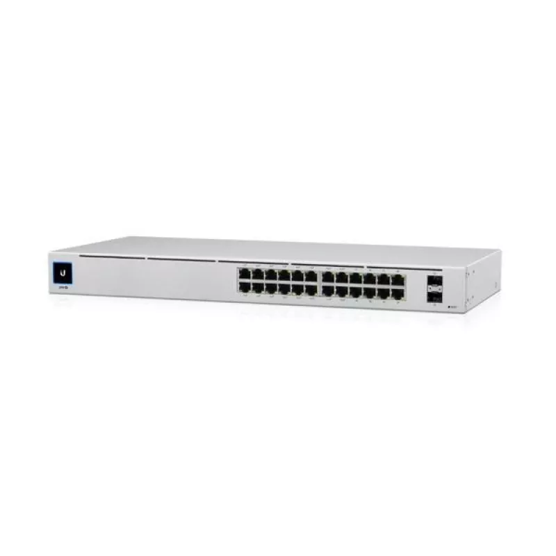Ubiquiti UniFi 24 prievadų PoE valdomas jungiklis (L2/L3) Gigabit Ethernet (10/100/1000) Power over Ethernet (PoE) 1U sidabrinis