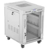 Stovimas serverio stovas LANBERG FF01-6815-12SL 15U, 600×800×922 mm, 1200 kg, IP20, pilkas
