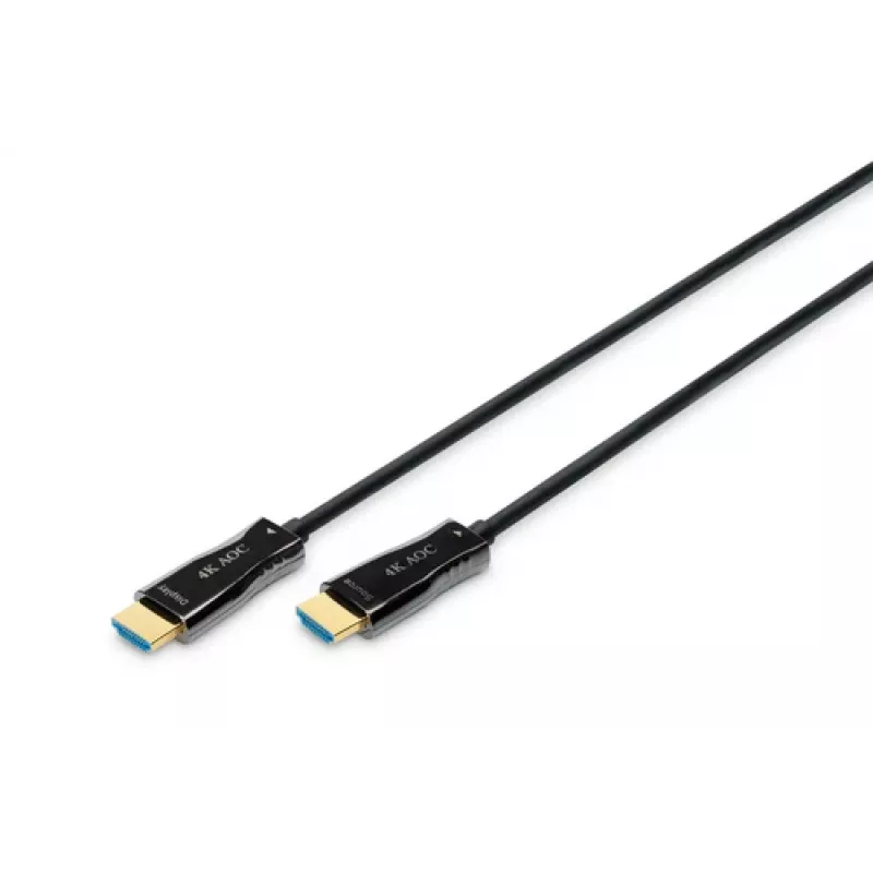HDMI AOC hibridinis šviesolaidinis laidas Digitus AK-330125-100-S