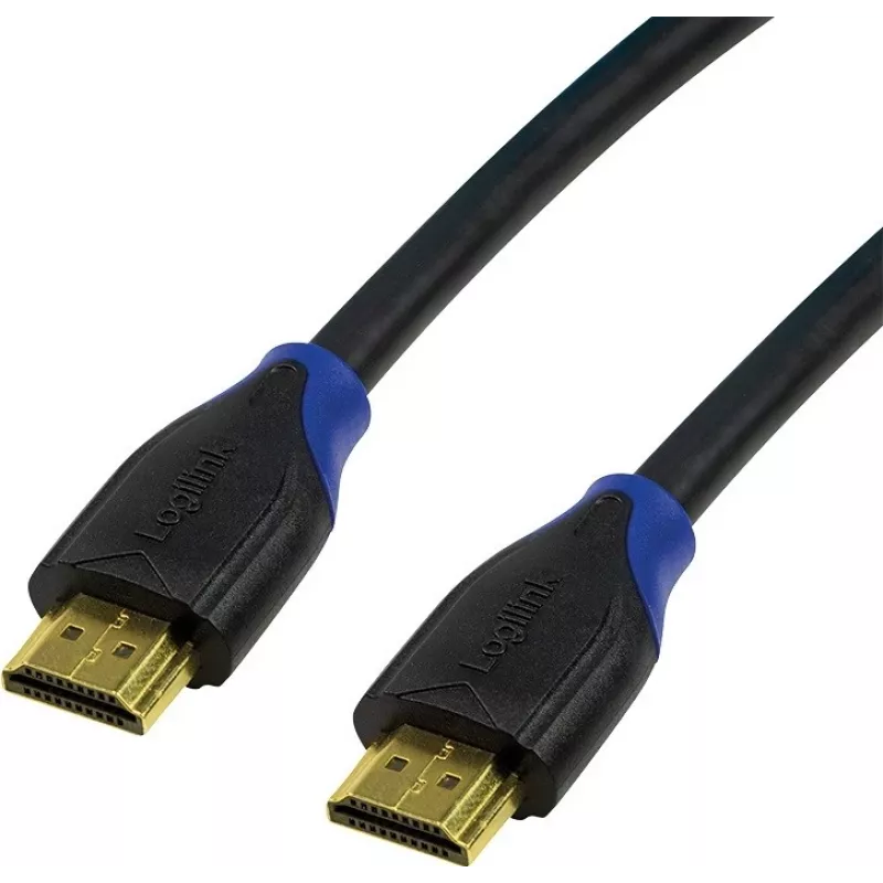 LogiLink CH0065 HDMI laidas 4K UHD 7,5 m juodas su garso grąžinimo kanalu ir auksuotais kontaktais