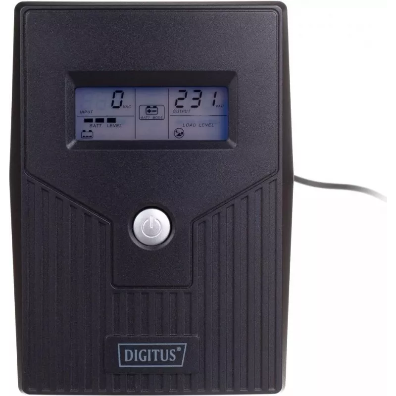 Nepertraukiamo maitinimo šaltinis UPS DIGITUS DN-170063-LCD (stalinis, 600VA)