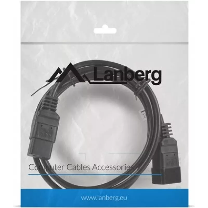 Maitinimo laidas Lanberg CA-C13E-10CC-0018-BK Juodas 1,8 m