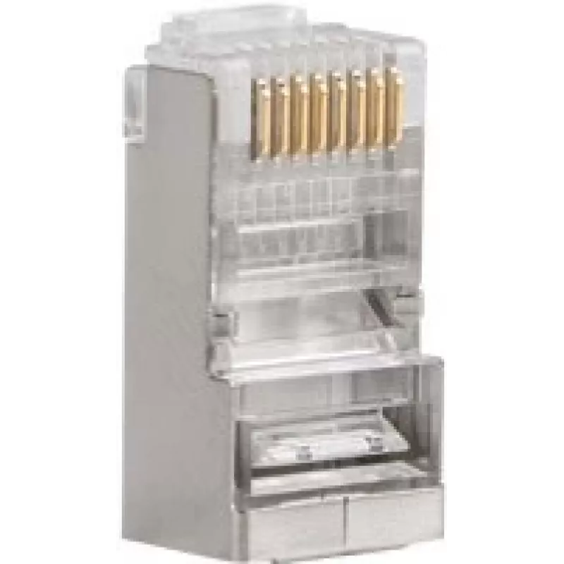 Lanberg PLS-5000 RJ-45 kištukas, nerūdijantis plienas, skaidrus (PLS-5000)