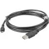 USB 2.0 laidas LANBERG CA-USBM-10CC-0018-BK, Micro-USB B į USB A, 1,8 m, juodas