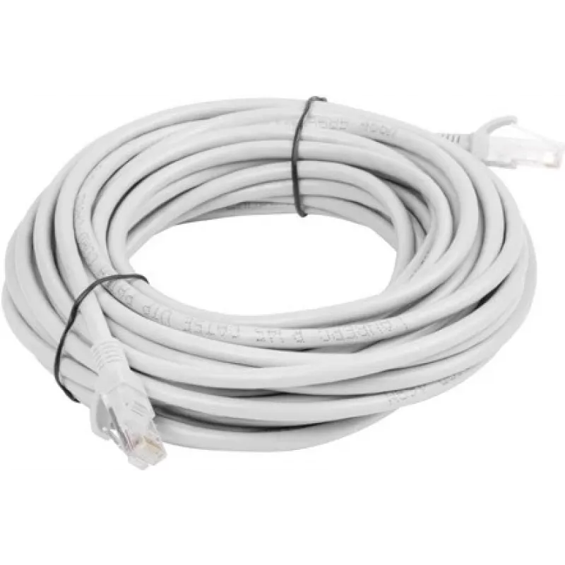 LANBERG PCU5-10CC-1500-S Cat5e U/UTP RJ-45 jungiamasis laidas, 15 m, pilka spalva, CCA, 26 AWG, 100 MHz