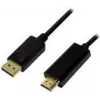 LogiLink CV0126 vaizdo kabelio adapteris 1 m DisplayPort į HDMI A tipą (juodas)