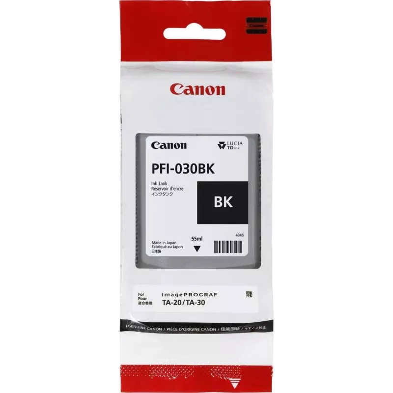 Canon PFI-030BK originali juoda kasetė 1 vnt.