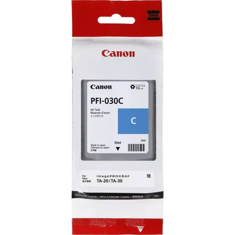 Canon PFI-030C kasetė su rašalu 1 vnt. Originali Cian