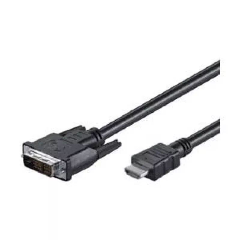 Goobay DVI-D/HDMI kabelis, nikeliuotas, 2 m | 50580