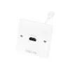 LogiLink AH0014 HDMI lizdas sienoje, 1 jungtis, baltas