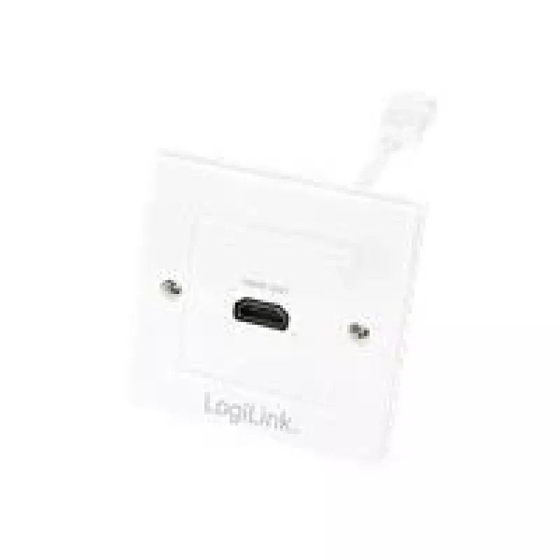 LogiLink AH0014 HDMI lizdas sienoje, 1 jungtis, baltas