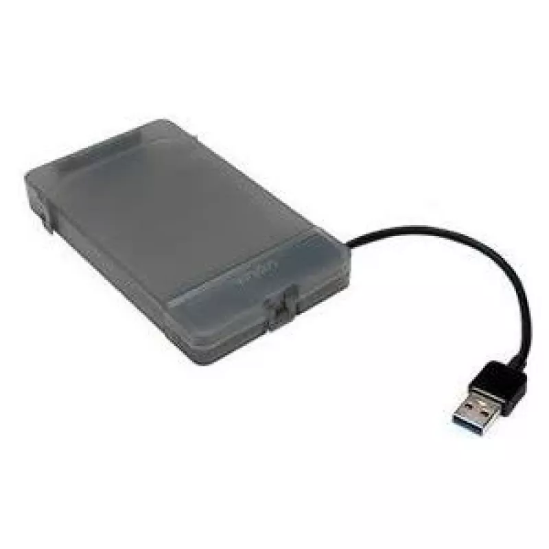 Išorinis dėklas HDD/SSD LogiLink AU0037, 2.5 inch, USB 3.0, pilkas