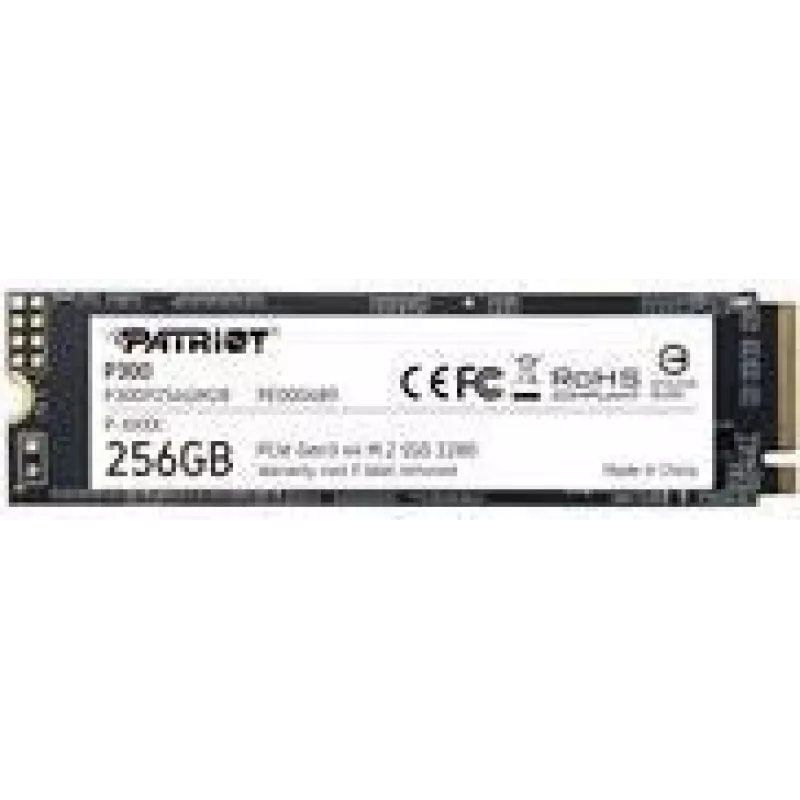 M.2 NVMe SSD PATRIOT P300 256GB — M.2 2280, Skaitymas 1700 MB/s, Rašymas 1100 MB/s