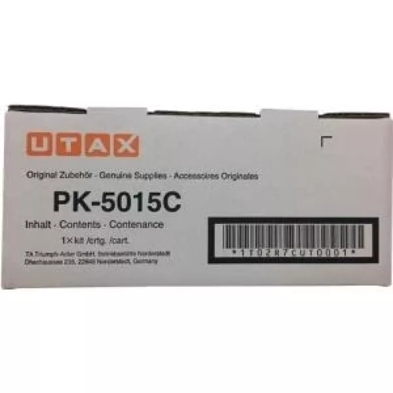 Utax 1T02R7CUT0 PK-5015C toneris, skirtas P-C2650DW / P-C2655W, 3000 psl., žydras