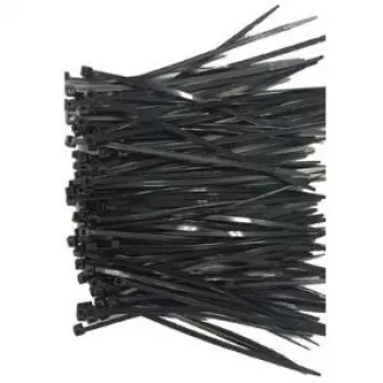 Kabelio raištis Gembird NYTFR-250X3.6 nailoninis juodas 100 vnt.