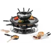 Unold 48726 raclette grilis 8 asmenims 1300 W Juodas, Nerūdijantis plienas