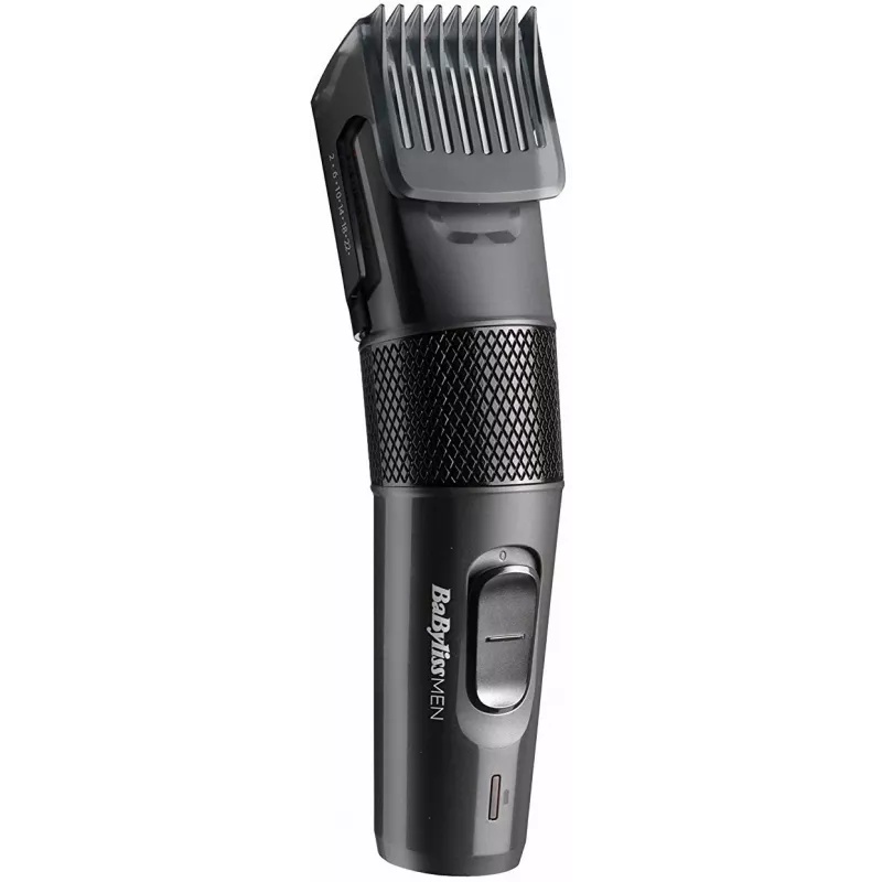 Plaukų kirpimo mašinėlė BABYLISS E786E, belaidė, įkraunama, 13 ilgio pakopų, 0,5–24 mm, nerūdijančio plieno ašmenys, juoda