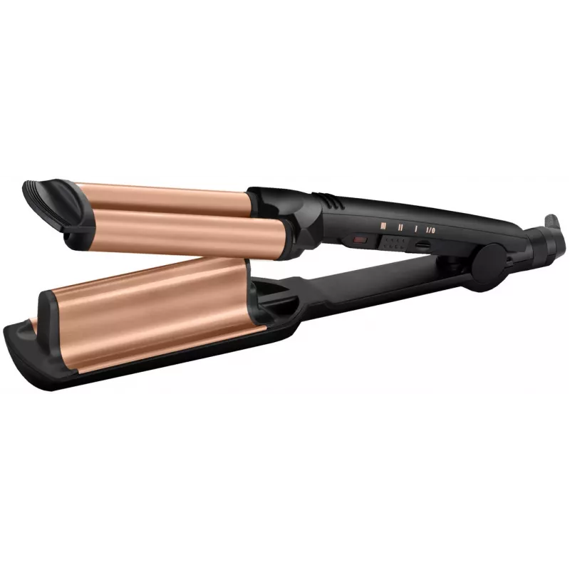 BaByliss Deep Waves Garbanojimo žnyplės Šilta juoda, Oranžinė 98.4 (2,5 m)