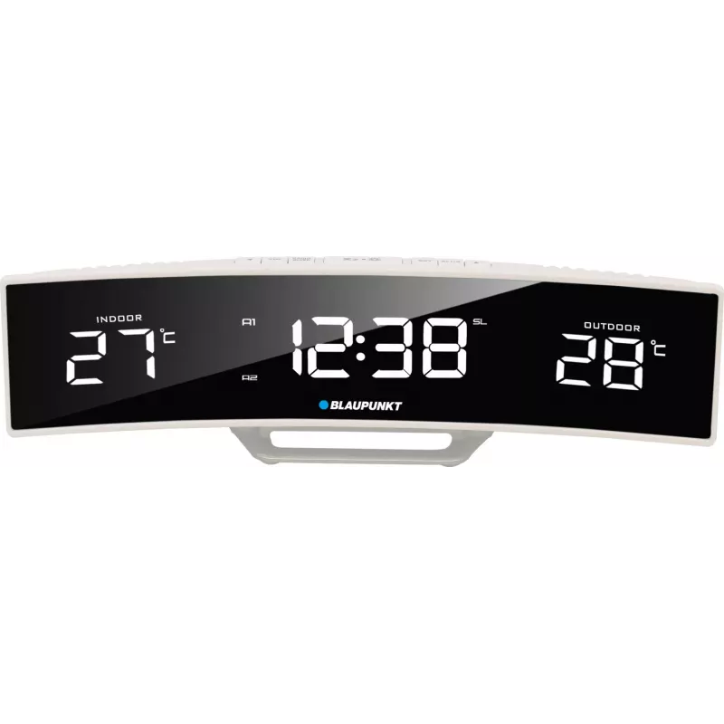 BLAUPUNKT CR12WH FM žadintuvas su temperatūros jutikliu