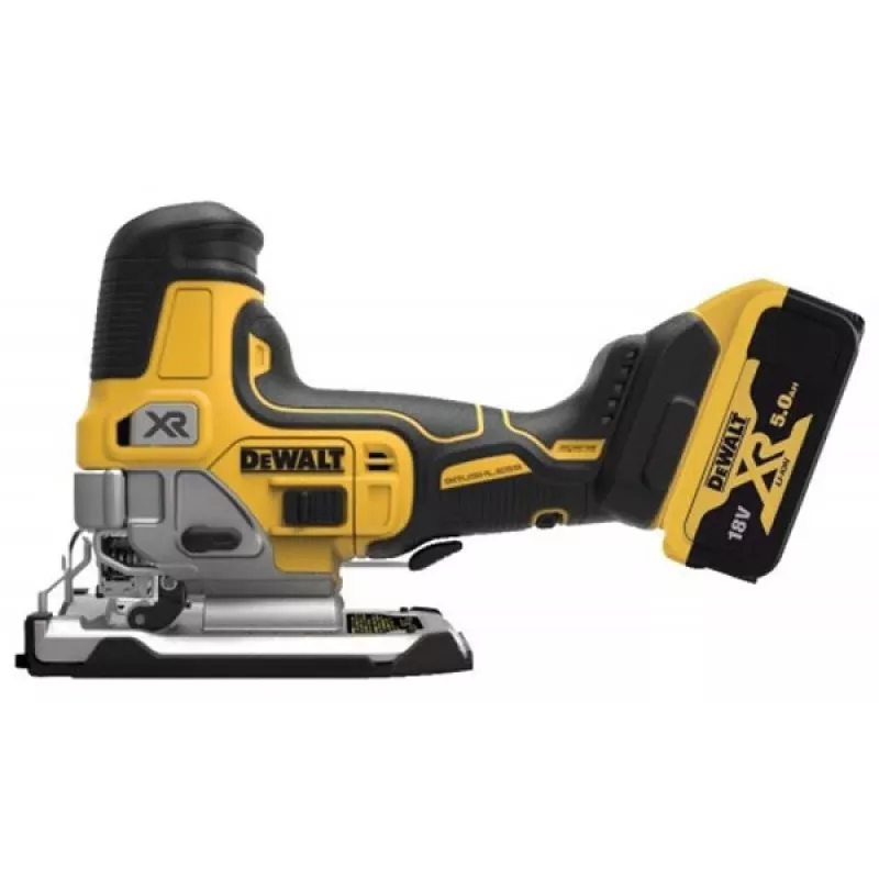 DEWALT pjūklas išpjovinis 18V 2x5,0Ah DCS335P2