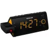 Laikrodis radijo imtuvu SENCOR SRC 330 OR – FM radijo laikrodis su 1,2 colio LED ekranu, dvigubu žadintuvu, raudona 180° projekcija, patalpų temperatūra, baterijų atsargine maitinimo sistema