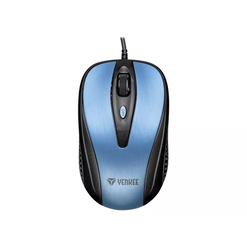 Yenkee YMS 1025BE QUITO USB laidinė pelė, optinė, simetriška, mėlyna