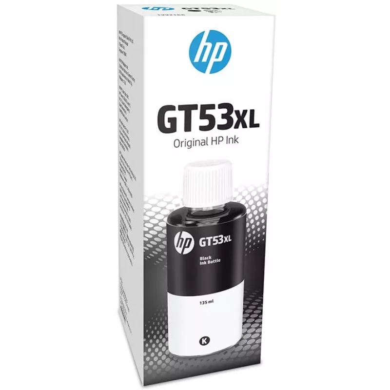 HP GT53XL 135 ml Originalus rašalo butelis, juoda