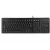 A4Tech KR-92 klaviatūra USB QWERTY angliška juoda