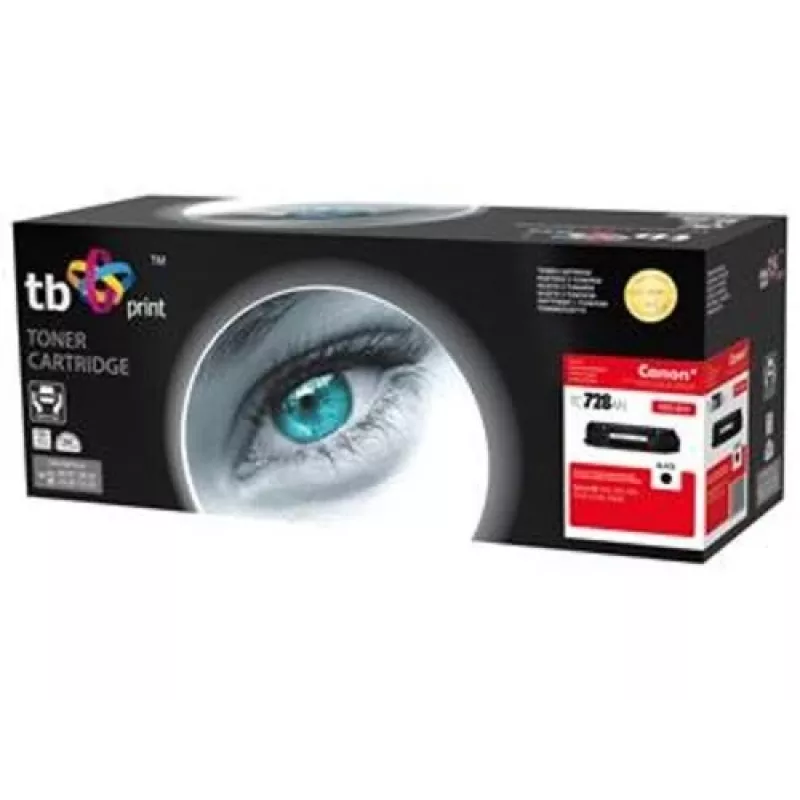 Toneris TB CRG728 - Suderinamas juodas (TC-728AN...) Canon spausdintuvams