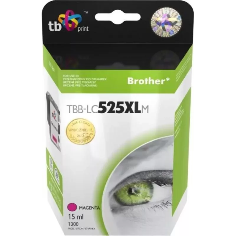 Kasetė TB LC525XLM Pro Tiskrny Brother (rausvai violetinė)