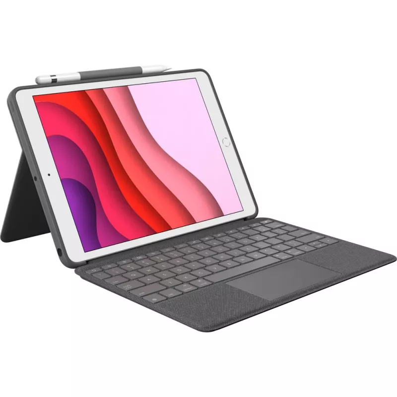 Klaviatūros dėklas Logitech Combo Touch, skirtas iPad 7, 8, 9 kartoms