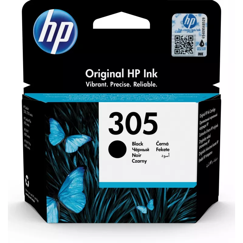 Originali HP 305 juoda kasetė