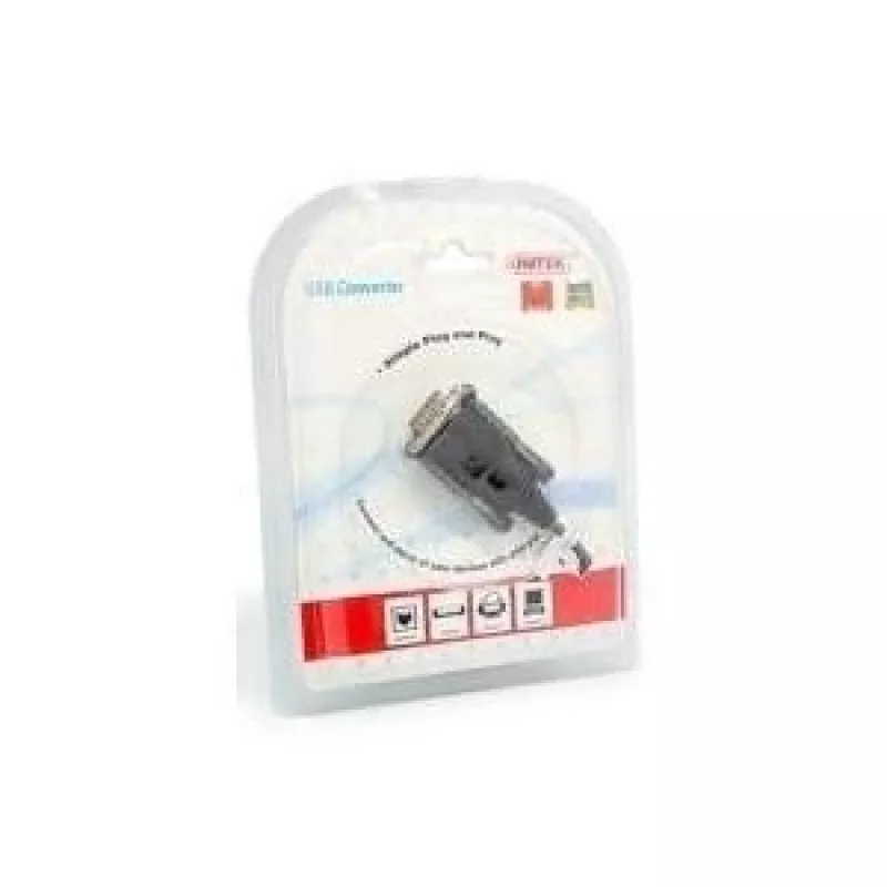 UNITEK Y-108 USB 2.0 į RS232 adapteris, juodas (Y-108)
