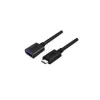 UNITEK Y-C476BK USB laidas USB 3.2 Gen 1 (3.1 Gen 1) 0.2 m USB C USB A Juodas