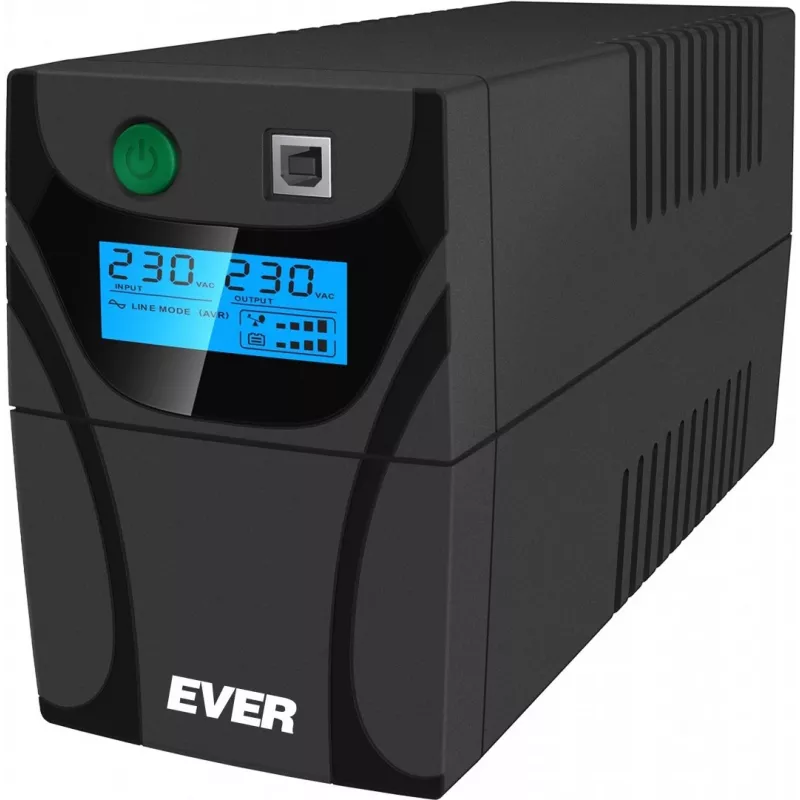 Ever EASYLINE 650 AVR USB nepertraukiamo maitinimo šaltinis 0.65 kVA 360 W