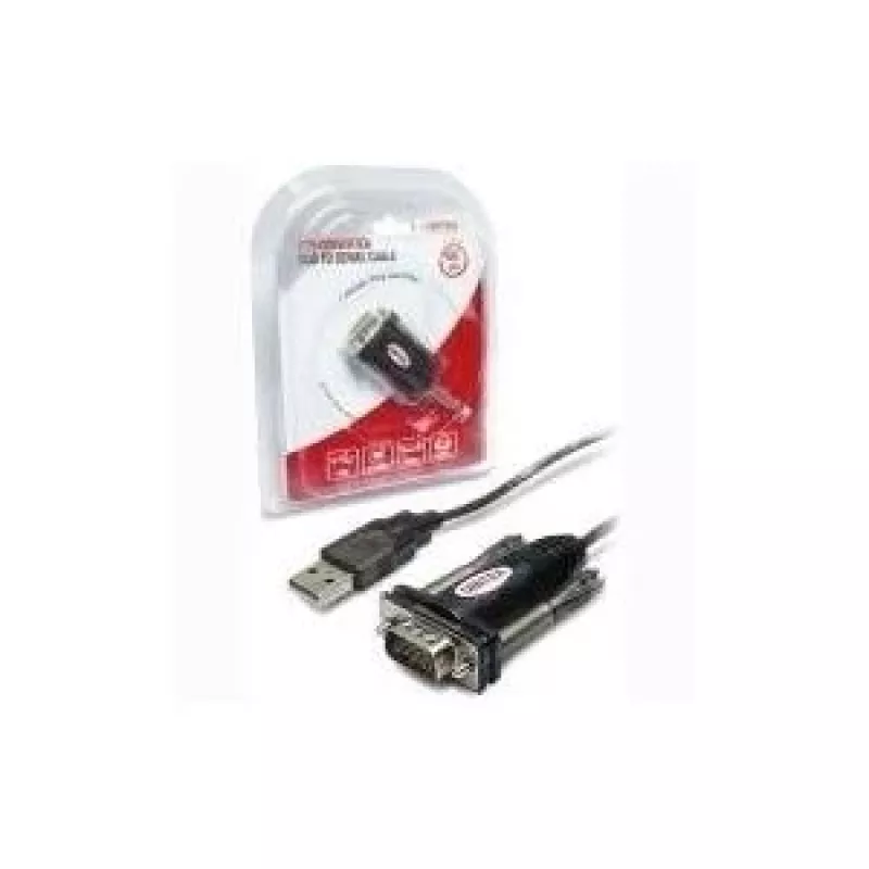 UNITEK Y-105 serijinis kabelis juodas 1,5 m USB Type-A DB-9