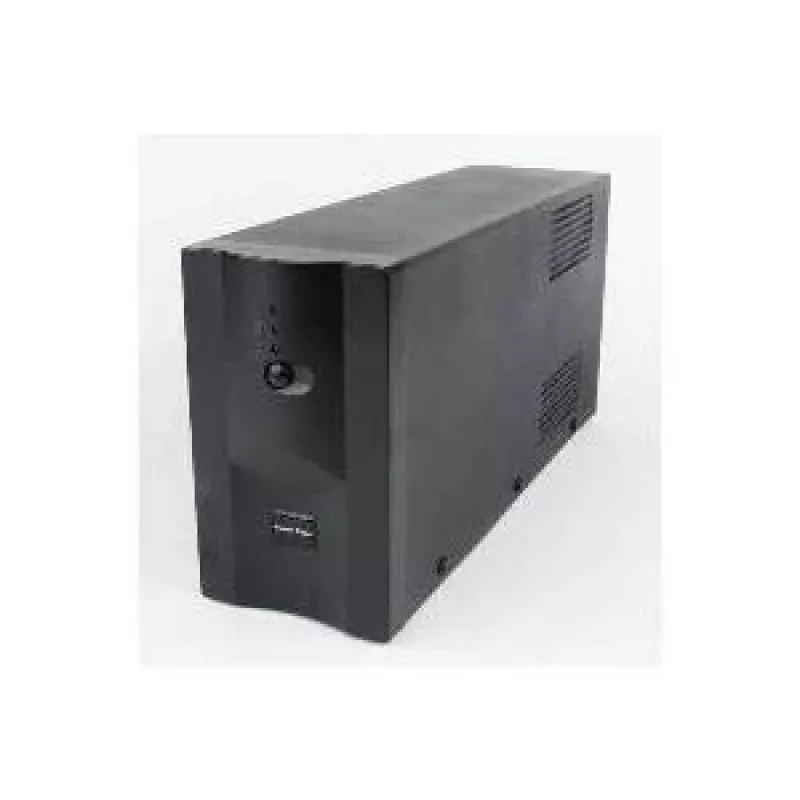 Gembird UPS-PC-652A nepertraukiamo maitinimo šaltinis (UPS) linijinis-interaktyvus 0,65 kVA 390 W 3 kintamosios srovės lizdai