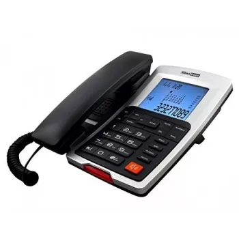 Maxcom laidinis stalinis telefonas, juodas