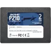 2,5 colio SATA III SSD PATRIOT P210 2 TB – 500 MB/s skaitymas, 400 MB/s rašymas, 7 mm