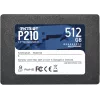 2,5 colio SATA III SSD PATRIOT P210 512 GB – 500 MB/s skaitymas, 400 MB/s rašymas