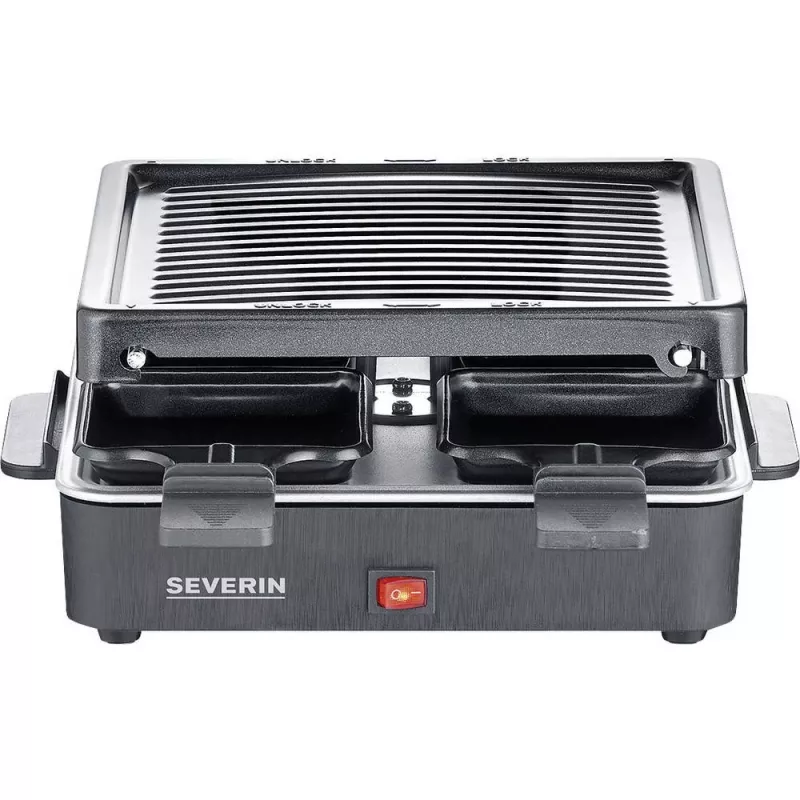 Severin Mini Raclette Grilis 4 Maži Nelimpantys Keptuvėliai 600 W